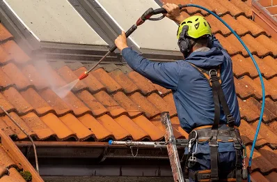 Démoussage et hydrofuge de toiture à Sylvanès
